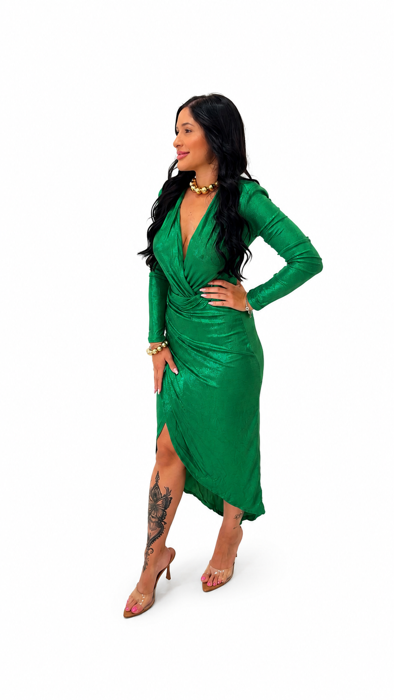 Emerald Elegance Dress