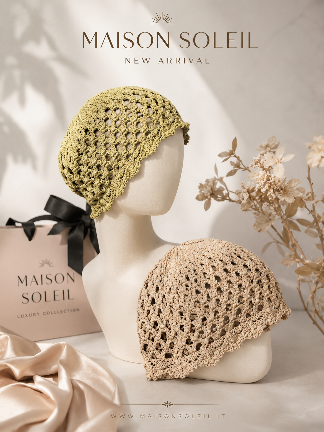 Soleil Crochet Cap ✨